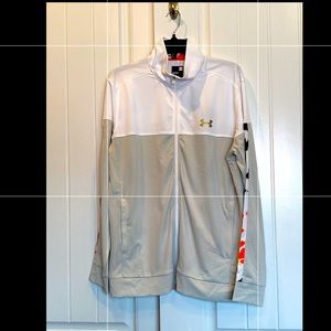 New!  Under Armour Mock Full Zip Up Active Jacket